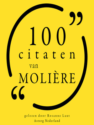 cover image of 100 citaten van Molière